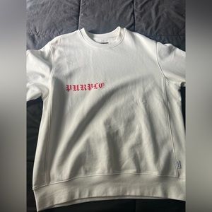 PURPLE BRAND MONOGRAM SWEATSHIRT